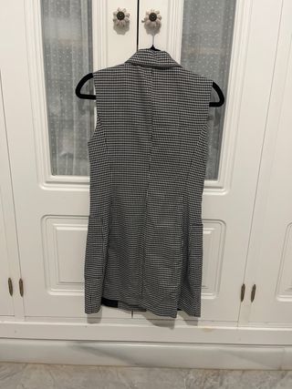 Chaleco paño pata gallo Stradivarius Talla M