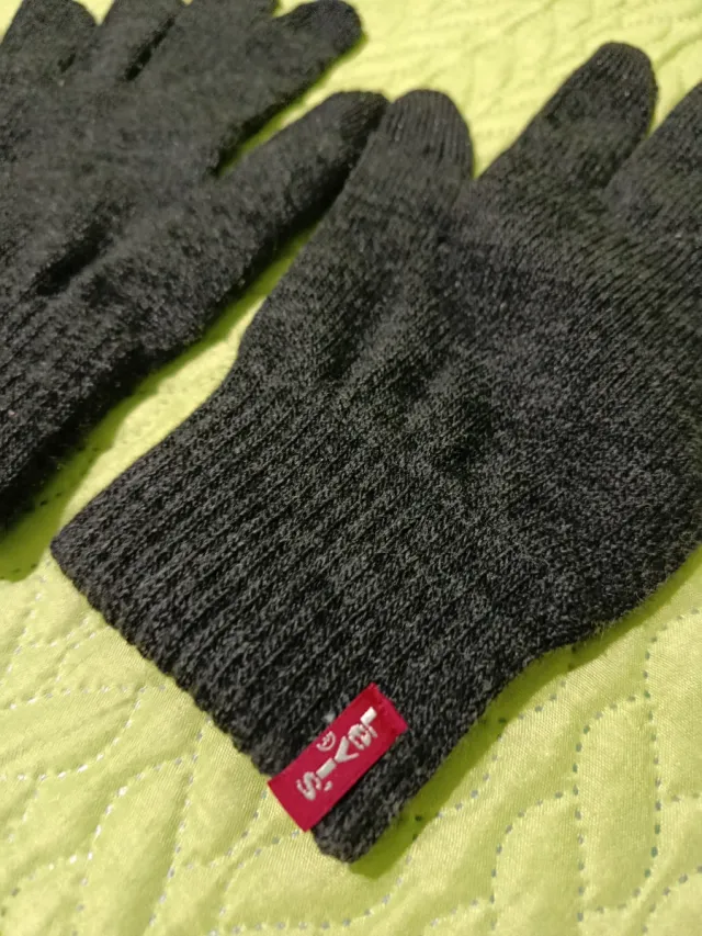 Guantes Levi's Invierno Gris