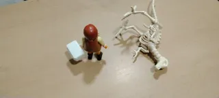 Playmobil Paleontóloga con esqueleto