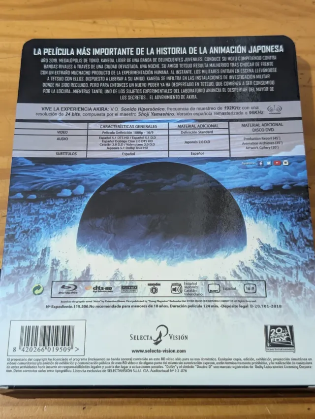 Akira 30 Aniversario Edición Coleccionista Blu-ray