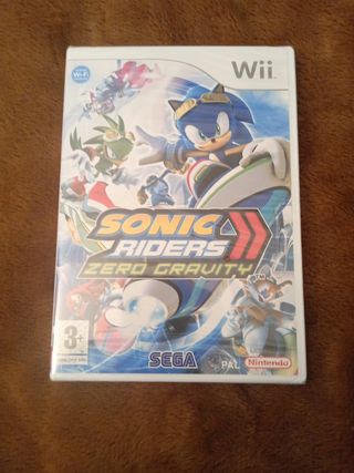 Wii Sonic Riders zero Gravity NUEVO