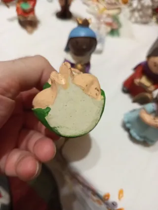 Lote figuras belén resina