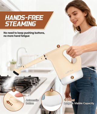 Limpiador a vapor manual 1200W