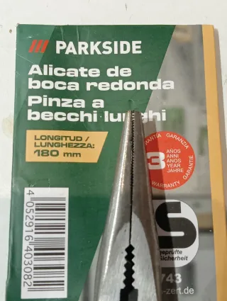 Set 4 Alicates PARKSIDE