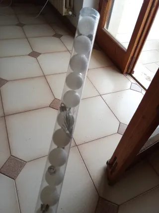 Palline bianche per albero 16 pezzi