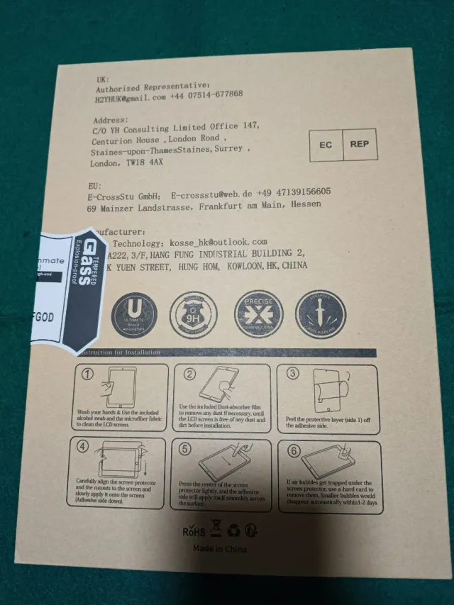 Protector Pantalla Vidrio Templado Glass pro+