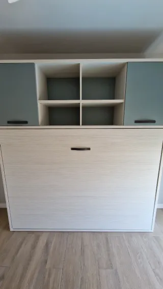 Mueble Cama 135cm Plegable Madera