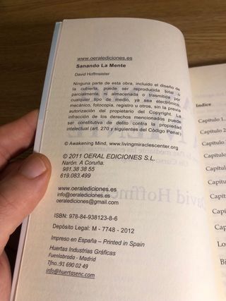 Sanando la mente / David Hoffmeister