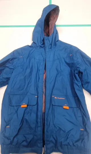 Chaqueta impermeable fina Quechua niño Talla 8-9