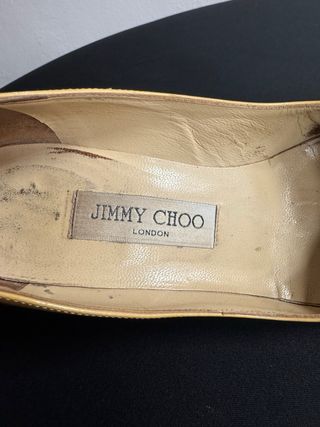 Zapatos Jimmy Choo Amarillos Talla 38