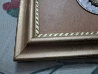 Cuadro con medallón de la Virgen del Rocío