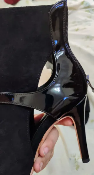 Stivaletti neri tacco alto donna Tg 40