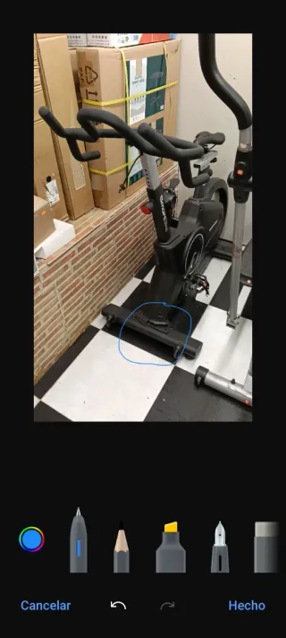 Bicicleta Estática Smartbike Negra con tara estéti