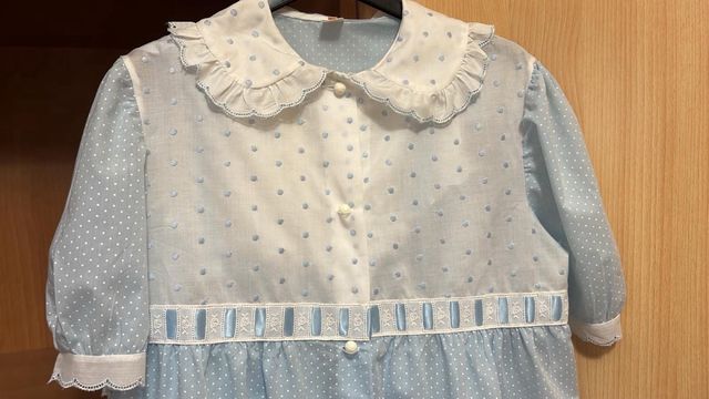 Conjunto vintage bata e camisola