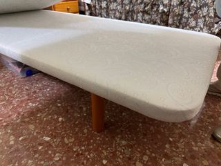 colchones 2 sin estrenar base tapizada y cabecero