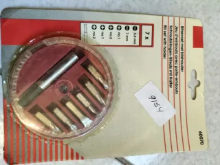 Set 7 puntas destornillador con soporte