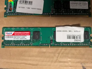 2x 512MB RAM VDATA DDR2 533MHz