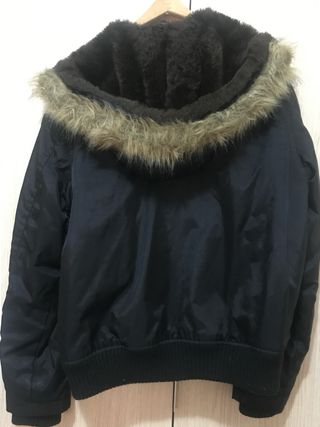 Chaqueta Springfield Negra con Capucha