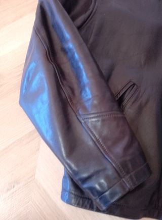 Chupa de cuero Vintage talla M