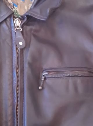 Chupa de cuero Vintage talla M