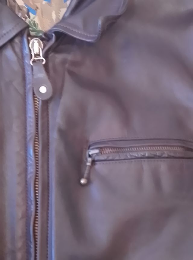 Chupa de cuero Vintage talla M