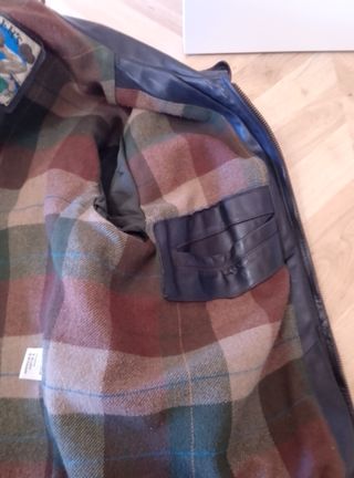 Chupa de cuero Vintage talla M