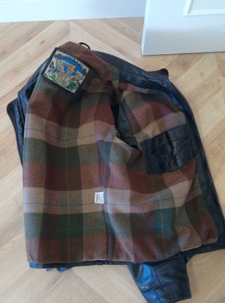 Chupa de cuero Vintage talla M