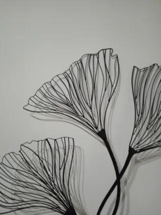 Decoración de pared de metal