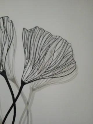 Decoración de pared de metal