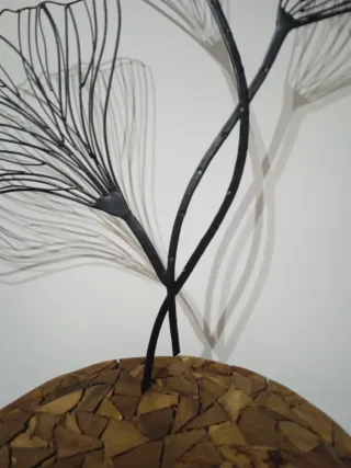 Decoración de pared de metal