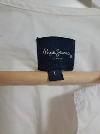 Blusa Pepe Jeans Blanca Talla L