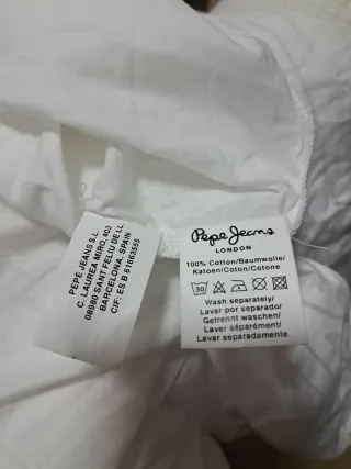 Blusa Pepe Jeans Blanca Talla L