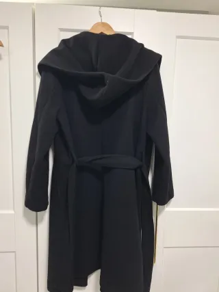 Abrigo Zara Talla L Negro