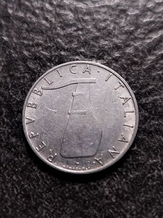 5 Lire 1954 Delfino Italia