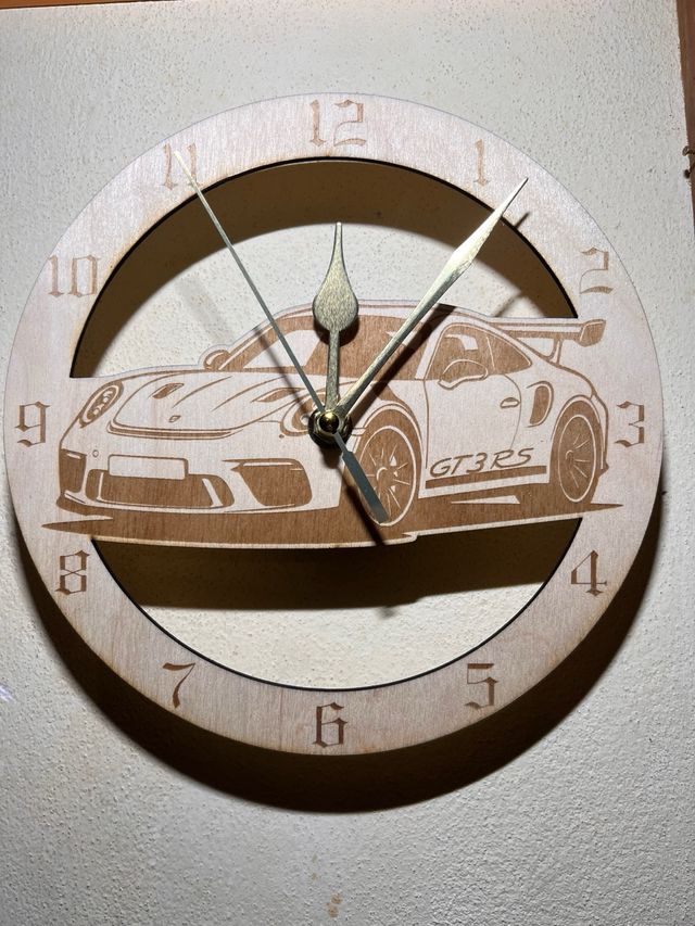 Orologio da parete Porsche GT3 RS