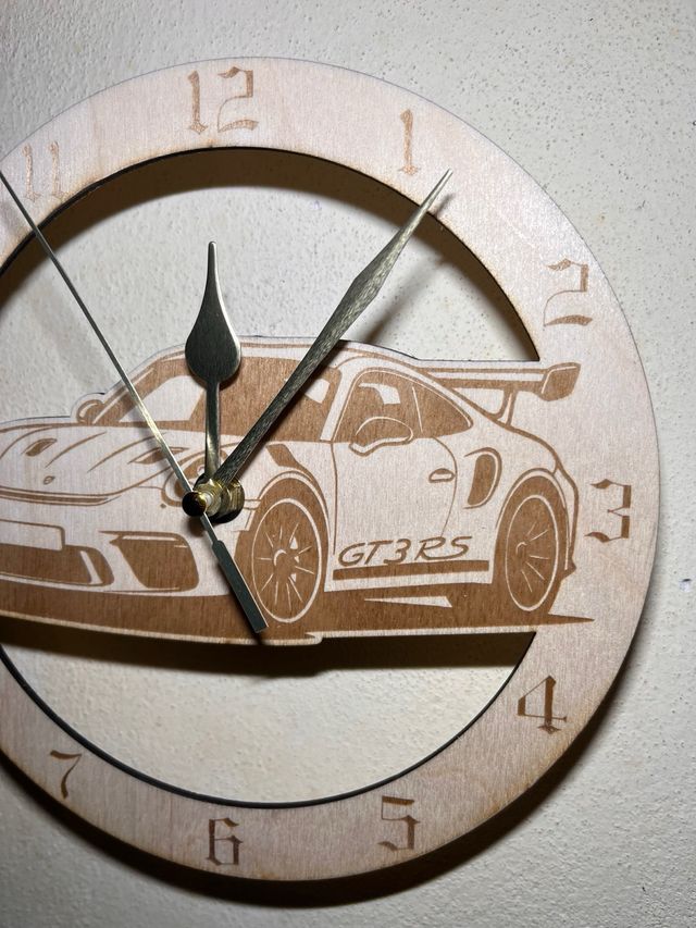 Orologio da parete Porsche GT3 RS