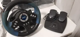 Volante NPLAY PS2 com Pedais