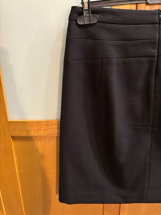 Falda Bimba y Lola Negra Recta