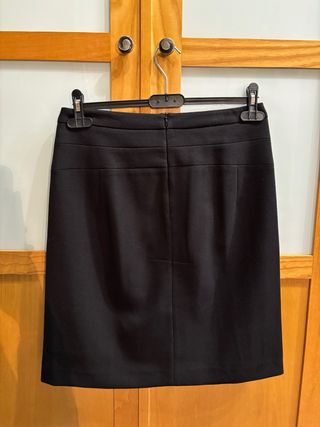 Falda Bimba y Lola Negra Recta