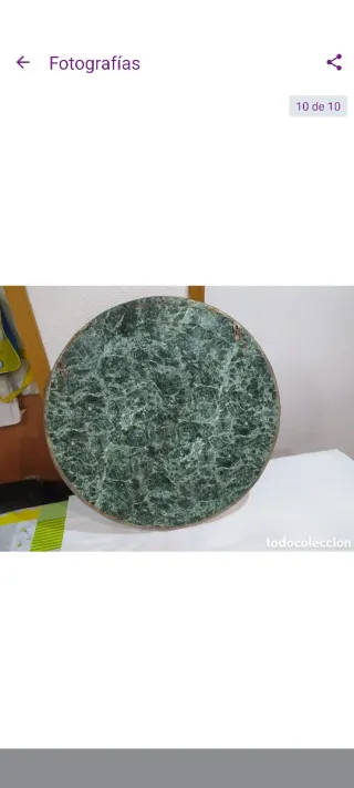 Espejo antiguo madera estaño