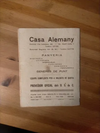 Butlletí Boy Scouts Catalunya N.1 1934