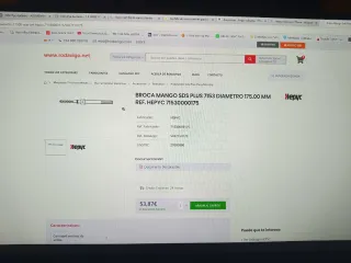 Broca SDS Plus Hepyc 7153 10mm