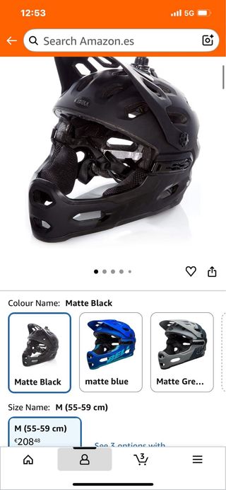 Casco Bici Enduro MIPS Negro BELL M