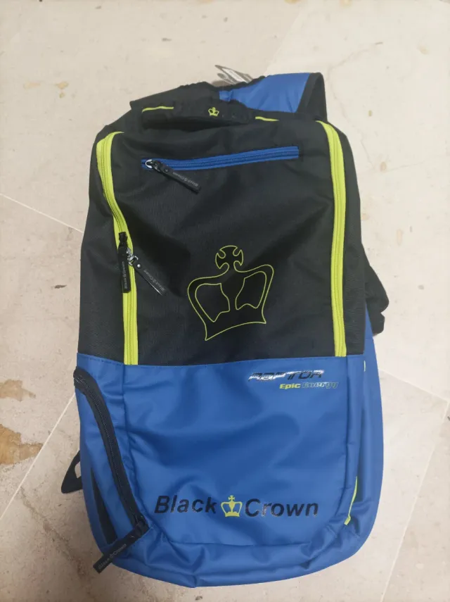 Mochila Black Crown Negra y Azul