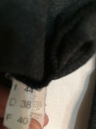 Camiseta Luisa Maria Luigli Negra Malla