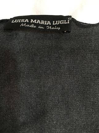 Camiseta Luisa Maria Luigli Negra Malla
