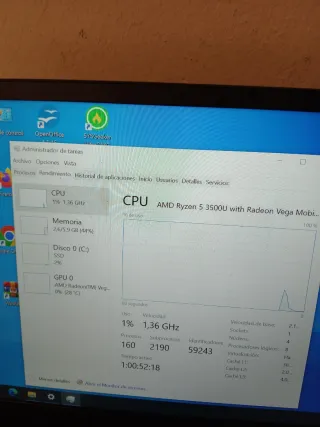 Portátil Asus Ryzen 5..