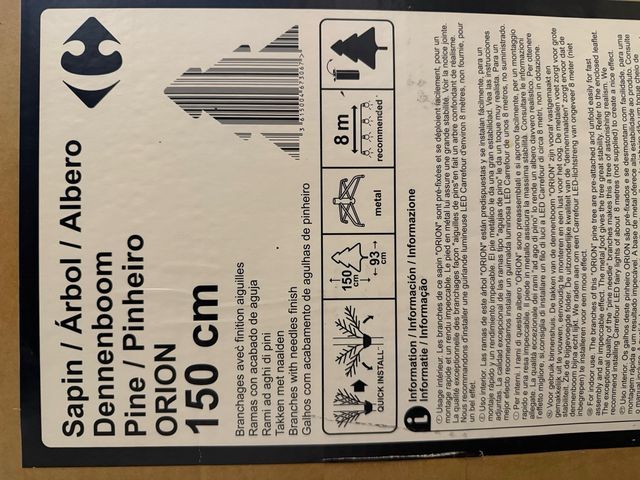 Árbol de Navidad 150cm