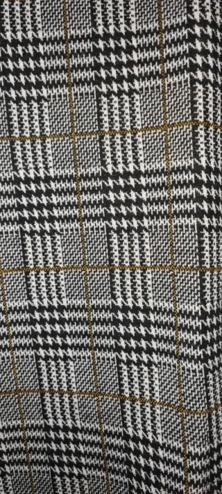 Vestido Lefties Xadrez Manga Balão