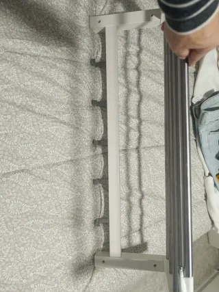 Perchero Ikea Blanco Madera y Metal